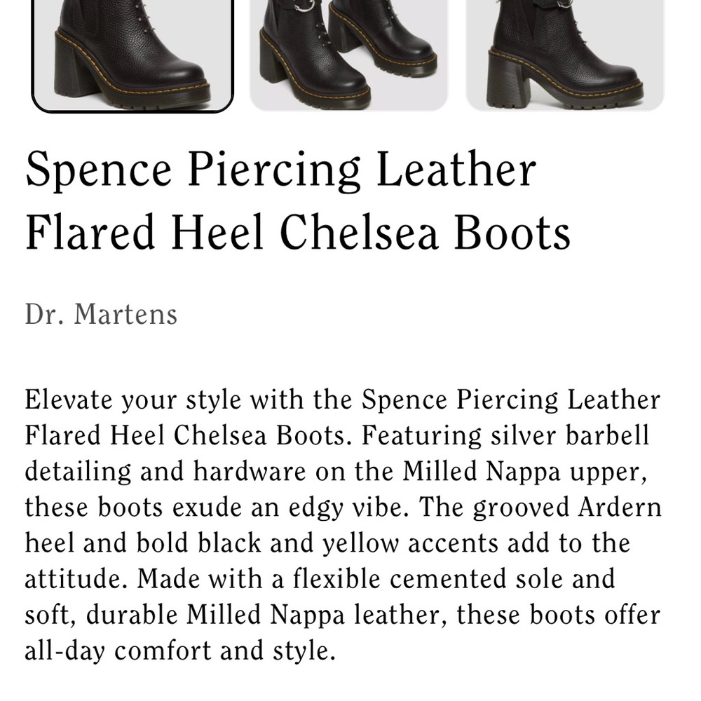 Dr. Martens Chelsea Boots.  Brand new, never worn, just tried on.